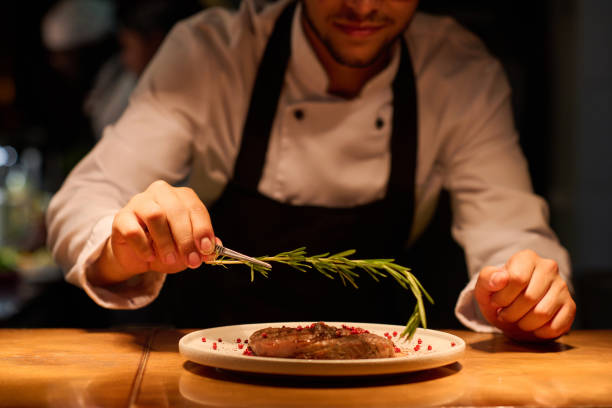 Chef en cocina